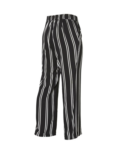 Black and white striped maternity pants MLEBONY PANTS / 19VW2682N03090