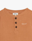 Organic cotton honeycomb t-shirt EMARIUS 22 / 22VU20B3N0F809