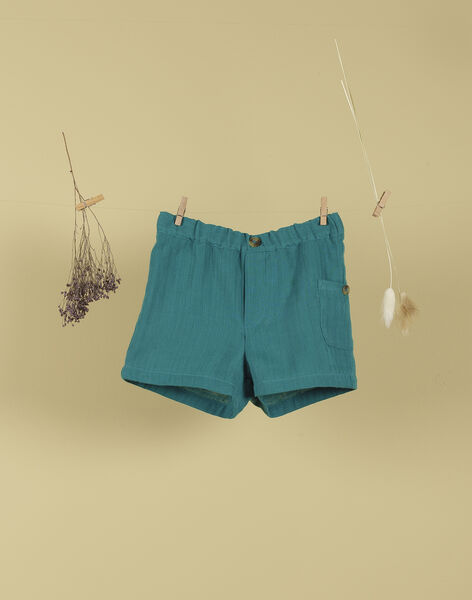 Emerald green boys' shorts TENOR 19 / 19VU2031N02608