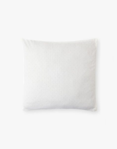 Unisex fancy jacquard cushion cover, 40x40 cm, in vanilla ADARIS-EL / PTXQ6411N87114