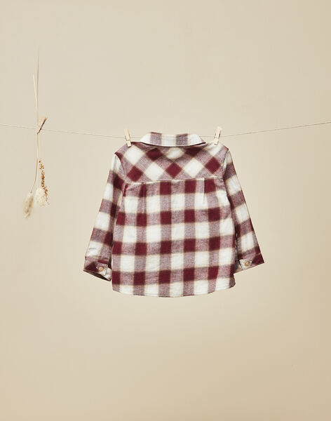 Baby boys' check flannel shirt VADIM 19 / 19IU2014N0A511
