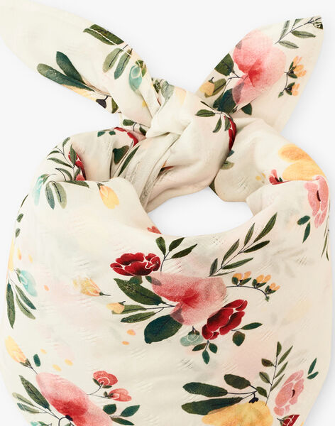 Girls' floral print scarf ABECKY 20 / 20VU6012N88114