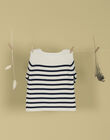 Little prince vanilla striped boys' sweater TICTAC 19 / 19VU2021N13114