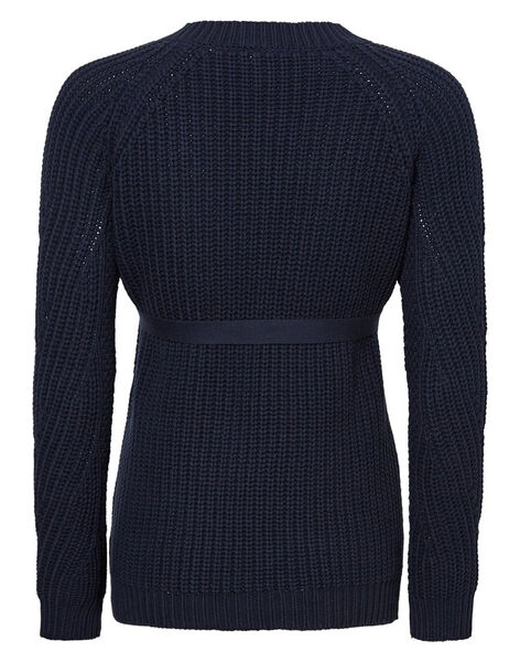 Sky blue knit maternity sweater MLFIE TOP LS / 19VW2681N13020