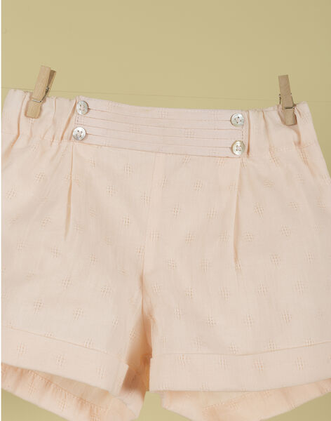 Girls' pink shorts TEMILIE 19 / 19VU1932N02D300