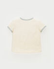Off white short-sleeved T-shirt JOEY 24-K / 24V129211N0E005