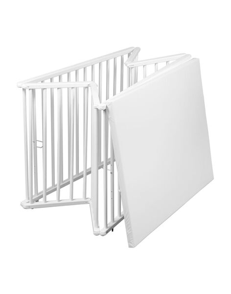 White Foldable Park 102 x 76 cm PARC PLIABLE BL / 20PSSE001PRC000