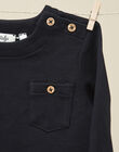 Boys' black long-sleeve T-shirt VENDELIN 19 / 19IU2021N0F090
