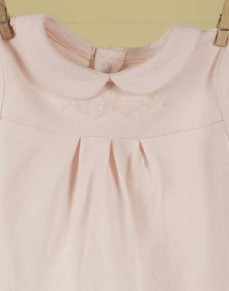 Girls' blush pink blouse TIMBALE 19 / 19PV2221N0F307