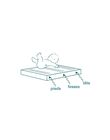 Bed mattress MAT MORPHO 70 / 13PCLT007MAT999
