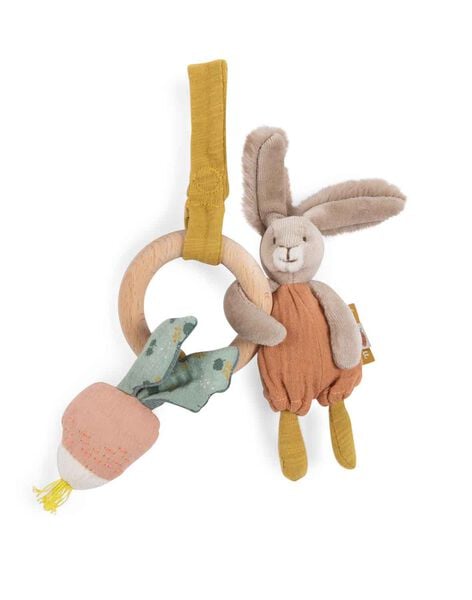 Wooden ring rattle rabbit - Three little rabbits HOC ANO BOI LAP / 23PJJO013HOC999
