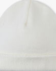 Unisex organic cotton knit hat in vanilla AMIRA 20 / 20PV7012N63114