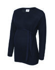 Noos Mamalicious maternity sweater in navy blue NOOS MLCRYSTALI / PTXW2611N13070