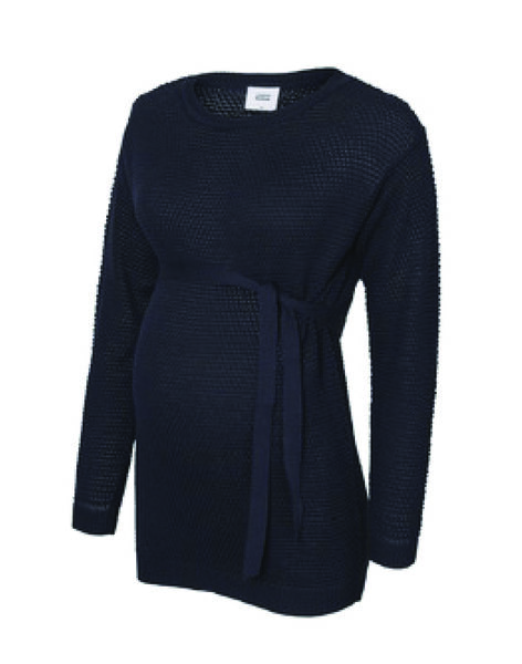 Noos Mamalicious maternity sweater in navy blue NOOS MLCRYSTALI / PTXW2611N13070