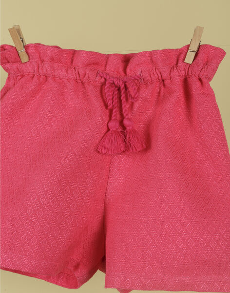 Girl's pink fuchsia shorts TELARISSE 19 / 19VU1934N02304