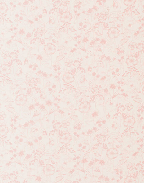 Girls' duvet cover with pink floral print, 75*110 cm ALANICOUETTE 20 / 20PV5911N57114