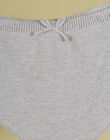 Unisex light gray knit bloomers TANGUI 19 / 19PV2421N25943