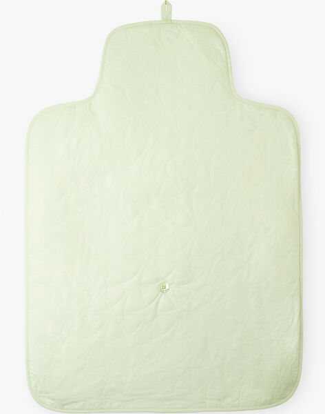 Unisex quilted changing pad in pale green AZELIS-EL / PTXQ6412N79602