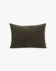 Green velvet cushion DEVEL-EL / PTXQ6419N99600