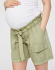 Khaki Maternity Shorts MLBETHUNE SHORT / 19VW2682N02600