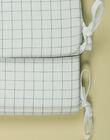 Boys' vanilla checkered bed bumper TUTOURLIT 19 / 19VQ6321N74114