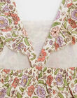 Lurex stripe floral print dress JOJOBA 24 / 24VU1918N18321