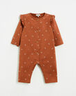 Jumpsuit with flower pattern in pima cotton FRANCINE 22 / 22IU1914N26511