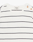 Striped pima cotton t-shirt EMERIC 22 / 22VU20B2N0E114