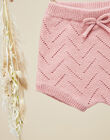 Girls' rosewood knit bloomers VORIANE 19 / 19IV2211N25312