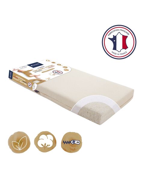 Organic Cotton 70x140cm mattress MATE COT 70X140 / 22PCLT004MAT999