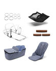 Fox stroller set (except chà ¢ ssis) Bugaboo blue chiné 45x29x57 cm FOX SET BLEU CH / 19PBPO015AAP222