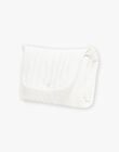Ecru traveling mattress in organic cotton gauze OCEANNE-EL / PTXQ6419N79114