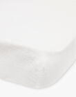 Ecru changing mattress cover in organic cotton gauze OPALE-EL / PTXQ6419N75114