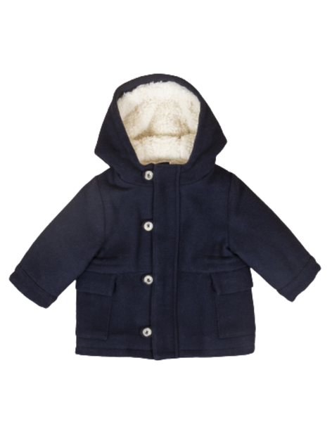 Boy's navy wool coat VIKESH 19 / 19IU2032N16944