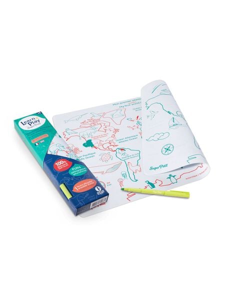 Reversible silicone set my first planisphere ST SLCON PLNSFR / 22PRR2010AVA999