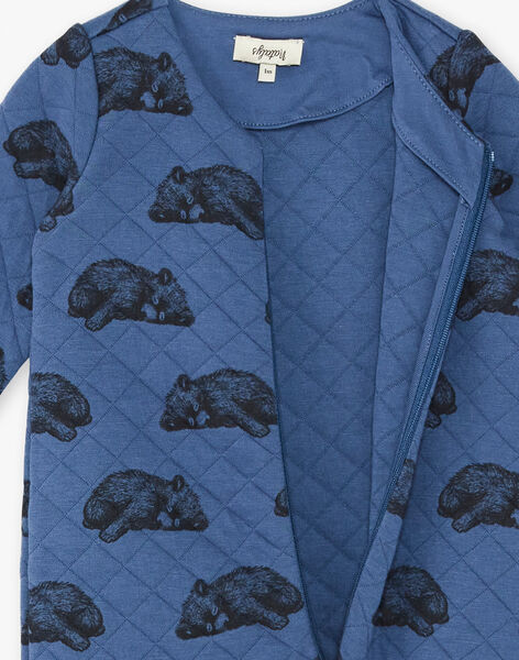 Blue cotton pima printed bear bears BUBULIN-EL / PTXX8912N31702