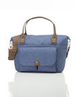 Medium blue Changing bag JADE MID BLUE / 18PBDP007SCC208
