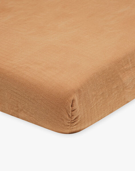 Pécan changing mattress cover in organic cotton gauze ORLAN-EL / PTXQ641BN75I821