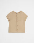Short sleeve cotton gauze shirt for kids HOLIVER 23 / 23V129211N0A420