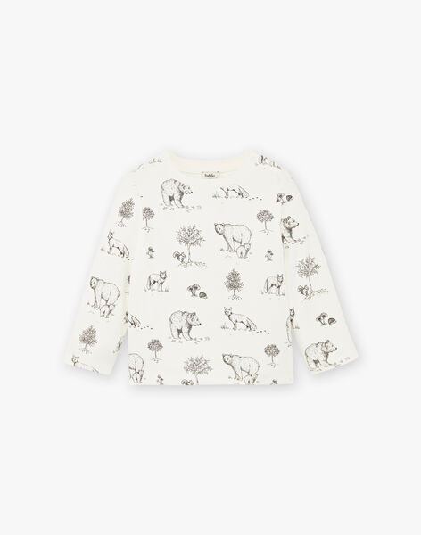 Organic cotton bear printed t-shirt DAWSON 468 21 / 21I129212N0F806