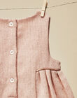 Girls' petal pink pinafore dress VINA 19 / 19IV2214N18309