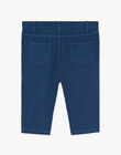 Boys' straight cut pants in blue ARNAUD 20 / 20VU2012N03208
