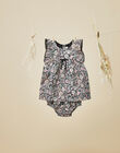 Girls' Liberty flounced dress and bloomers VEDASTINE 19 / 19IV2212N18099
