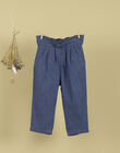 Girls' blue jeans pants TIMBALETTE 19 / 19VU1922N03704