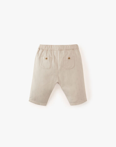 Boys' chinos in sand ANATOLE 20 / 20VV2311N03808