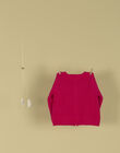 Girl's pink fuchsia cardigan TELANA 19 / 19VU1932N11304