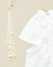 Girls' vanilla short-sleeve T-shirt VALMALOU 19 / 19IU1911N0E114