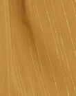 Lurex® golden striped bronze dress in girl's cotton CHARLOTTE 21 / 21VU1926N18900