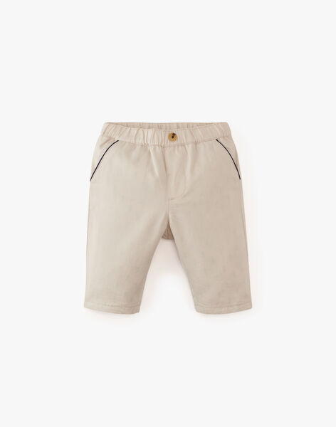 Boys' chinos in sand ANATOLE 20 / 20VV2311N03808
