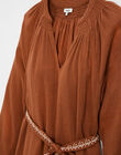 Garnet dress in cotton gauze pregnancy FAMELIE 22 / 22IW2697NAS511